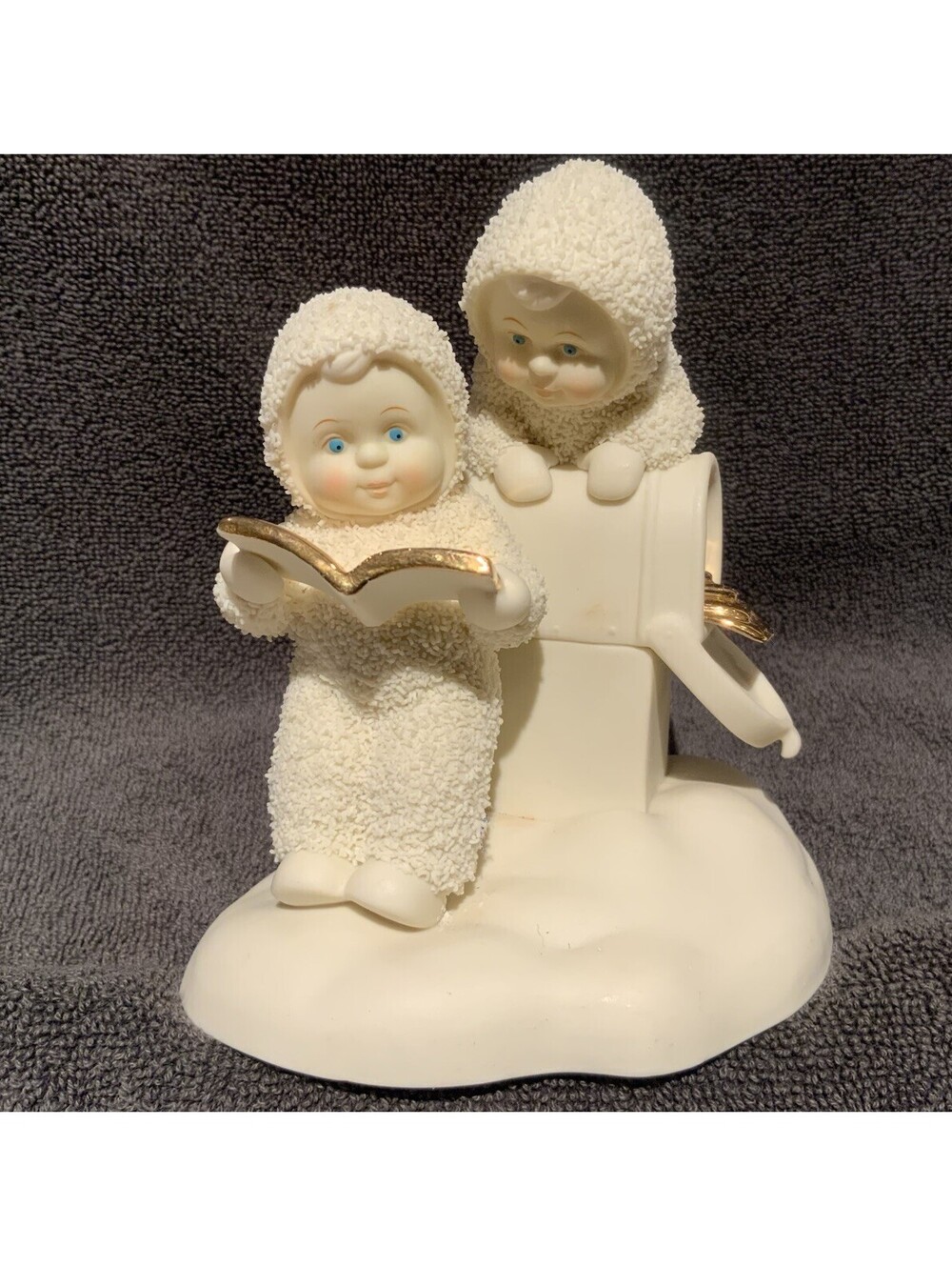 Vintage 2005 Department 56 Snowbabies ‘Did We Send Them ……’ Bisque Figurine